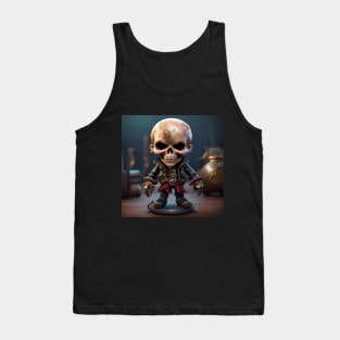 Skull Pirate Bobblehead Tank Top